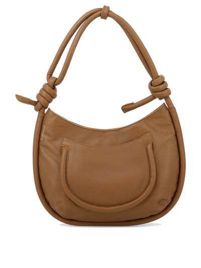 Zanellato "demi Piuma Knot" Shoulder Bag In Beige