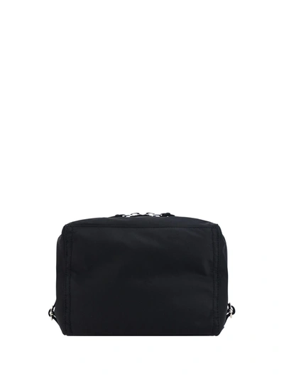 Givenchy Nylon Shoulder Bag With Frontal Logo In Black