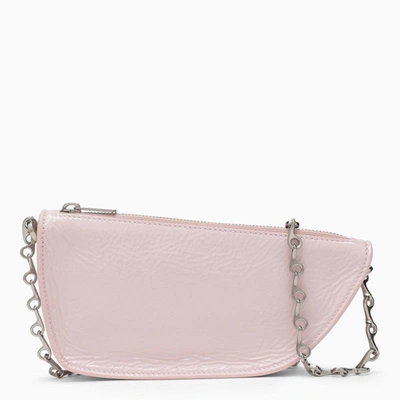 BURBERRY BURBERRY SHIELD MICRO PINK SHOULDER BAG WOMEN