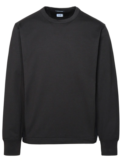 C.p. Company Man Black Cotton Blend Sweatshirt
