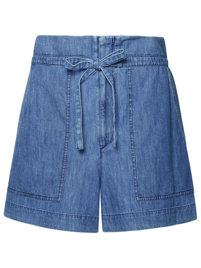 Isabel Marant Étoile Isabel Marant Etoile Woman Isabel Marant Etoile 'ipolyte' Blue Cotton Shorts