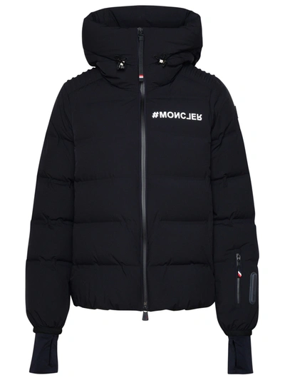 Moncler Grenoble Woman Suisses Black Nylon Down Jacket