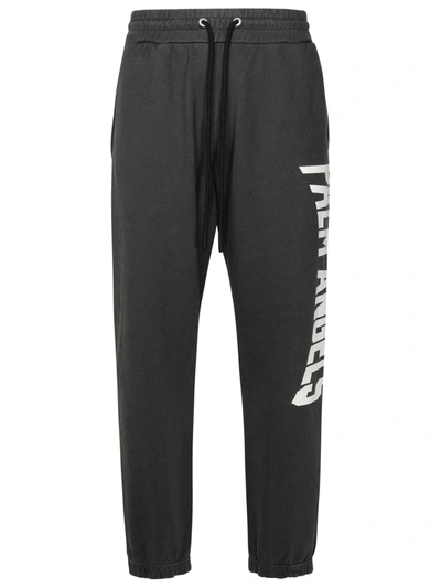 Palm Angels Grey City Washed-effect Track Pants