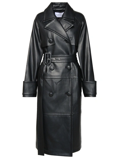 Stand Studio Woman  'betty' Black Polyurethane Blend Trench Coat