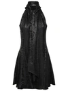 VERSACE VERSACE 'BAROCCO' DRESS IN BLACK SILK BLEND WOMAN