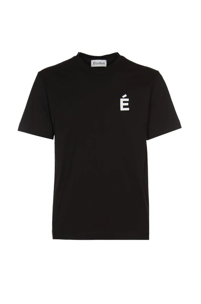 Etudes Studio Black Cotton T-shirt