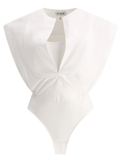 Alaïa "dickey" Bodysuit In White