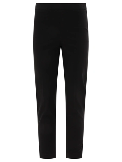 Brunello Cucinelli Capri Trousers With Monili In Black
