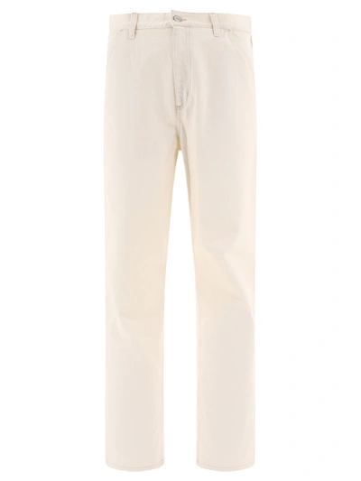 Carhartt Single Knee Trousers White