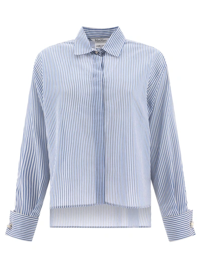 Max Mara Vertigo Striped Button-front Shirt