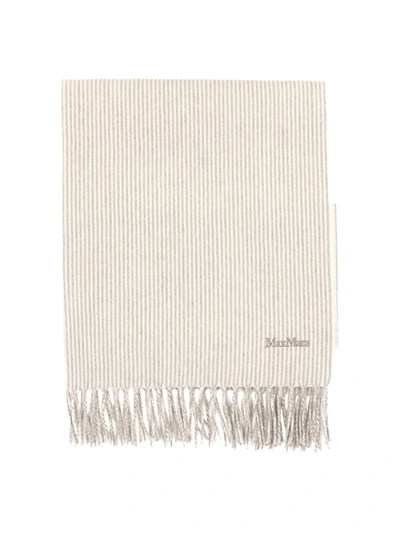 Max Mara "wsriga" Scarf In White