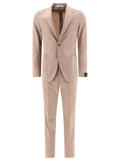 Tagliatore Suits In Beige