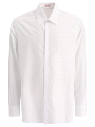 Valentino Toile Iconographe Shirt In White