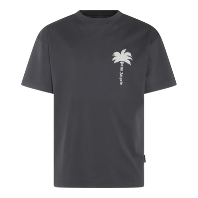 PALM ANGELS PALM ANGELS T-SHIRTS AND POLOS GREY