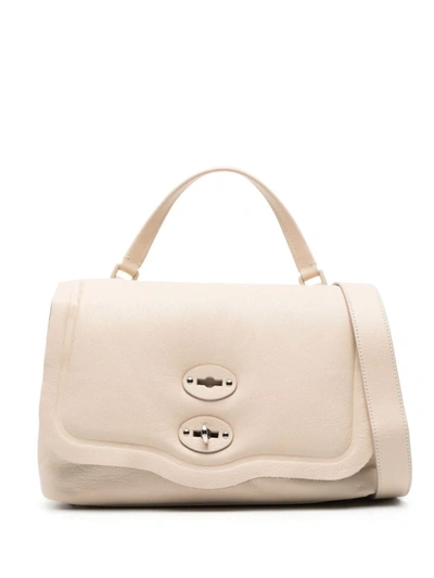 Zanellato Postina S Leather Handbag In White