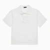 Il Gufo White Linen Shirt In White