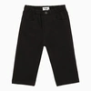 Il Gufo Deep Blue Cotton Trousers In Blue