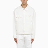 VALENTINO WHITE COTTON SHIRT JACKET