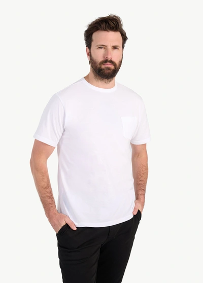 Lole Crew Neck Short Sleeve T-shirt In White