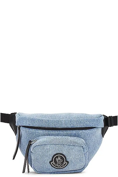 Moncler Felicie Belt Bag In Light Blue