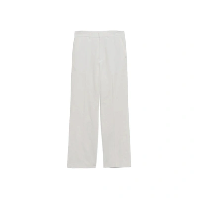 Casablanca Casablaca Cotton Wide-leg Pants In White
