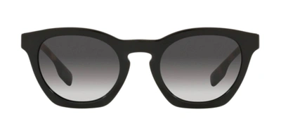 Burberry Yvette Be 4367 39808g Geometric Sunglasses In Grey