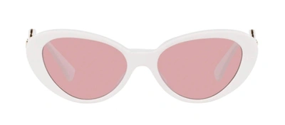 Versace Ve 4433u 314/84 Cat Eye Sunglasses In Pink