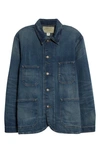 DOUBLE RL TORRINGTON COTTON & LINEN DENIM ENGINEER JACKET