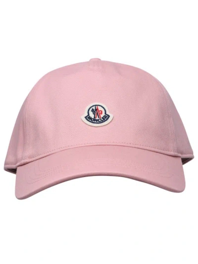 Moncler Pink Cotton Hat