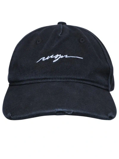 Msgm Logo Cap In Black