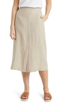 Masai Copenhagen Masalud Linen Skirt In Natural
