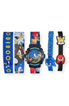 ACCUTIME ACCUTIME SONIC FLASHING LCD WATCH SET WITH INTERCHANGEABLE STRAPS & BRACELETS