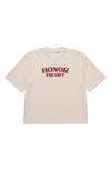HONOR THE GIFT HONOR THE GIFT STRIPE BOXY LOGO GRAPHIC T-SHIRT