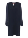 Max Mara Asti Black Dress In Blue