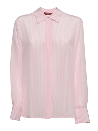 Max Mara Gong Shirt In Pink