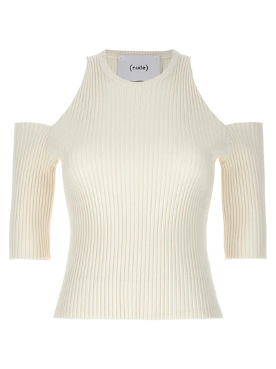 NUDE NUDE CUT-OUT KNIT TOP