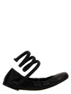 René Caovilla Rene Caovilla Cleo 10 Crystal Ballerinas In Black