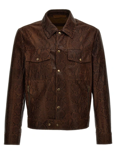 Salvatore Santoro Jacket In Brown