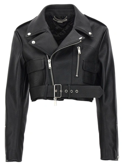 STELLA MCCARTNEY STELLA MCCARTNEY CROPPED BIKER JACKET