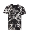 Versace Jeans Couture Watercolour Couture T-shirt In Black