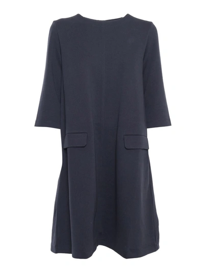 Weekend Max Mara Midi Dress In Blue