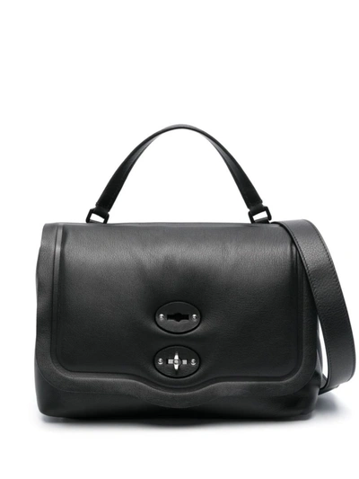 Zanellato Postina S Leather Handbag In Black