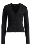 Good American Shine Rib Cardigan In New Navy002