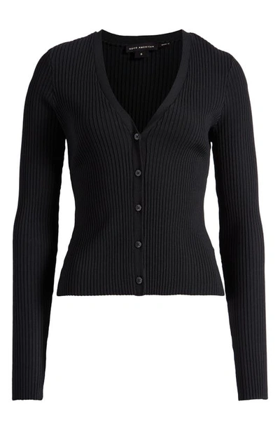Good American Shine Rib Cardigan In New Navy002