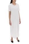 Loulou Studio Arue Pima Cotton-jersey Midi Dress In White