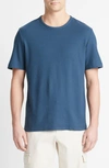 Vince Men's Pima Pique Crew T-shirt In Deep Indigo