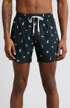 Chubbies Classic Lined 5.5-inch Swim Trunks In The Beach Essentials