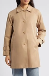 VIA SPIGA BALMACAIN WATER REPELLENT COTTON BLEND COAT