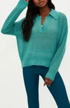 BEACH RIOT WYNN OPEN STITCH SWEATER