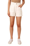 Petal And Pup Womens Mary Denim Shorts In White